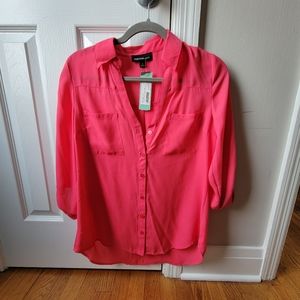 Fortune + Ivy Christelle Button Down Blouse